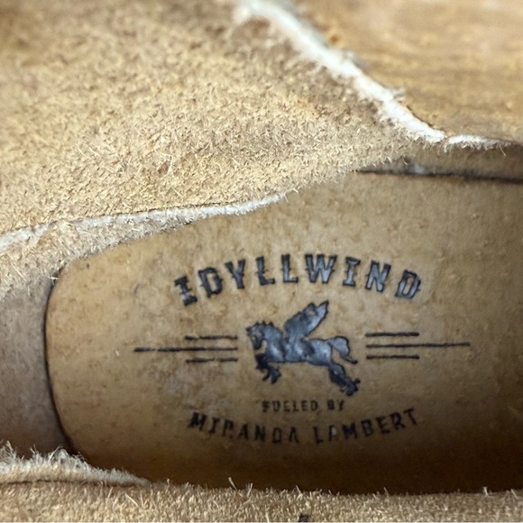 Idyllwind Ankle Boots 7 Brown Leather Charm Western Boho Miranda Lambert Bootie - Picture 7 of 13